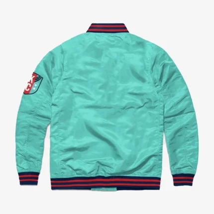 Ted Lasso Kansas City Current Letterman Varsity Satin Jacket