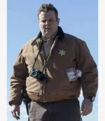 The Ferg Longmire Tv Series Adam Bartley Brown Bomber Uniform Jacket
