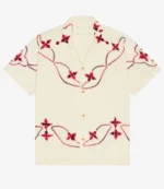 The Kelly Clarkson Show Mark Hoying White Printed Shirt