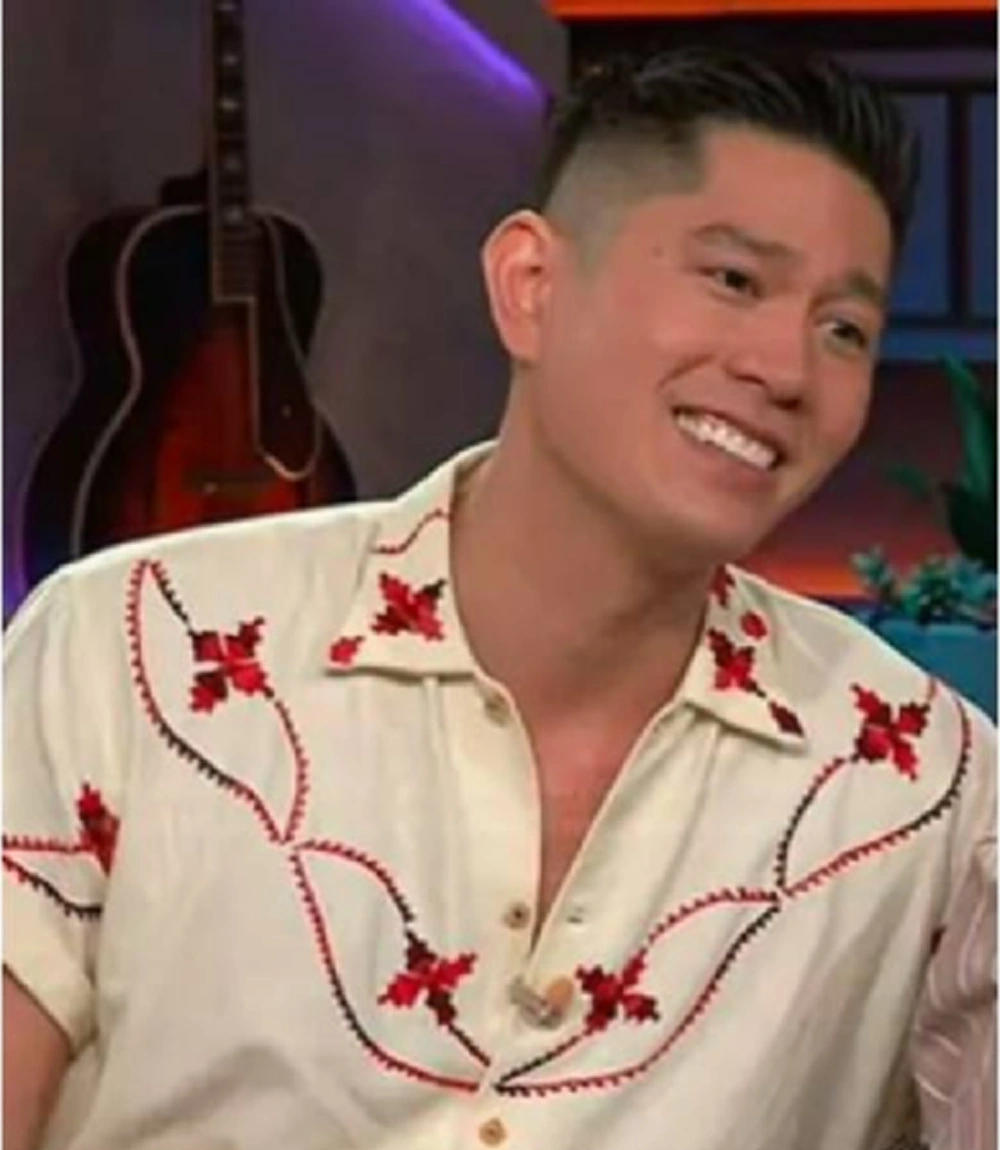 The Kelly Clarkson Show Mark Hoying White Printed Shirt Unisex The Kelly Clarkson Show Mark Hoying White Printed Shirt