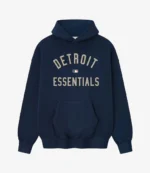 Tigers Sport x Fear of God Essentials Pullover Midnight Navy Hoodie For Unisex