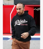 U.S. F1 Grand Prix 2025 Lewis Hamilton Plus Four Four Black Hoodie