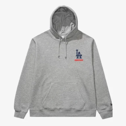 Unisex Undefeated x NE x Dodgers Stacked Logo Hoodie