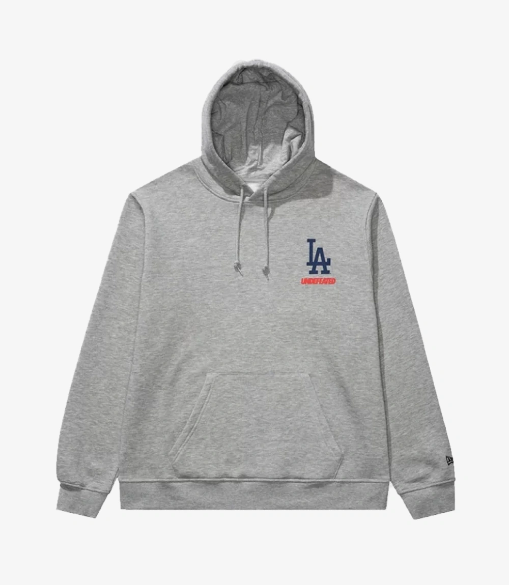 Undefeated x NE x Dodgers Stacked Logo Hoodie Unisex Undefeated x NE x Dodgers Stacked Logo Hoodie