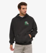 Abercrombie Philadelphia Eagles Graphic Black Popover Hoodie For Unisex