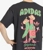 Adidas Chilli pt. 2 graphic Black T-Shirt For Unisex