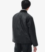Barbour Transport Wax Jacket Black For Unisex