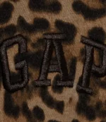 GAP Leopard Print Pullover Hoodie For Unisex