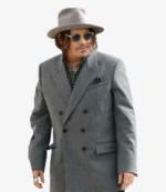Johnny Depp Paris Fashion Week 2025 Grey Blazer Unisex