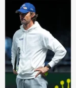 Juan Carlos Ferrero Rolex Paris Masters 2025 White Hoodie For Unisex