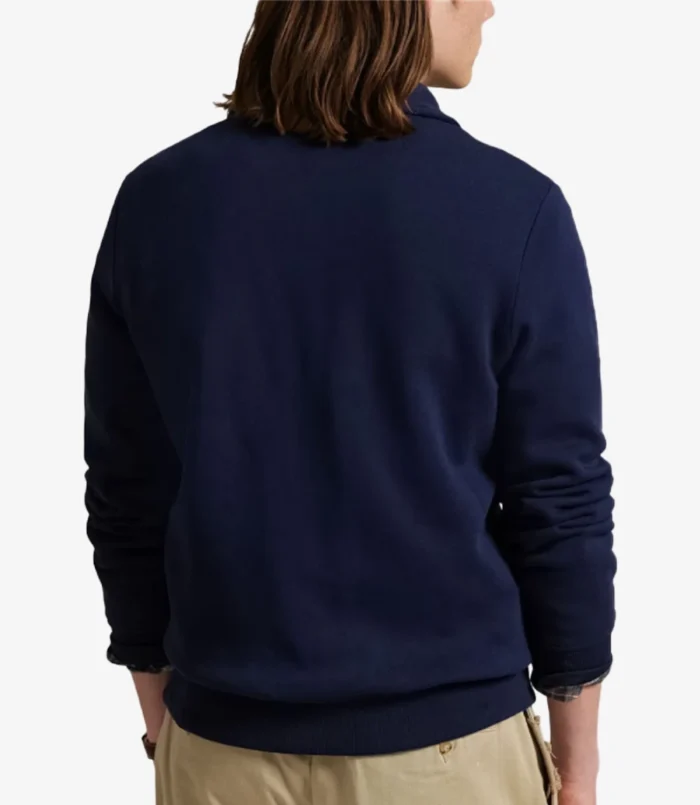 Mark Lee Polo Ralph Lauren Quarter-Zip Blue Sweatshirt Crewneck Unisex