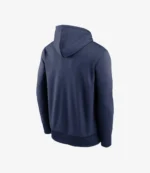 Milwaukee Brewers Nike Navy Blue 2025 MLB Postseason Authentic Collection Therma Fleece Hoodie For Unisex