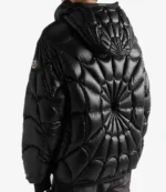 Moncler Violier Spider-Man Short Down Black Puffer Jacket For Unisex