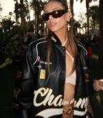 Motorcycle Oversized Leather Bomber Jacket Unisex