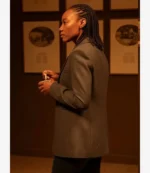 Nansi Nsue TV-Series Frauds 2025 Amaya Grey Blazer