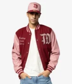 New Era Rodrigo Roji x Diablos Red Varsity Jacket For Unisex