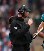 New Orleans Saints 2025 Coach Kellen Moore Black Hooded Full-Zip Rain Jacket For Unisex