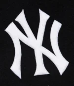 New York Yankees Black Out Collection Vintage Logo Full-Snap Varsity Jacket For Unisex