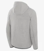 Nike Grey Detroit Lions Tech Fleece Full-Zip Windrunner Hoodie For Unisex