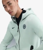 Nike Inter Milan 25-26 Tech Fleece Windrunner Zip Hoodie For Unisex