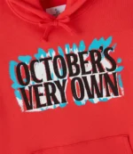 OVO Scary Hours Red Hoodie For Unisex