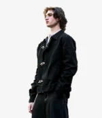 SAINTP Fireman Clasp Black Jacket For Unisex