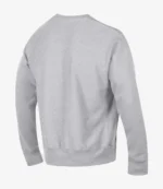 San Francisco 49ers Champion Heather Gray Reverse Weave Fleece Pullover Sweatshirt For Unisex