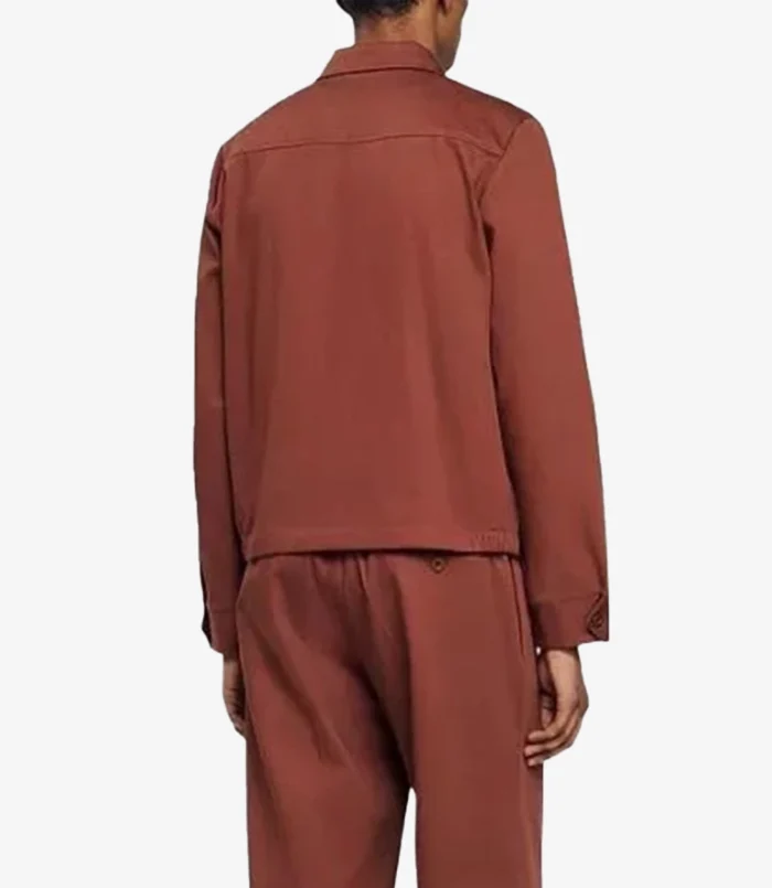 Saturday Night Live S51 Marcello Hernandez Brown Zip-Up Jacket For Unisex