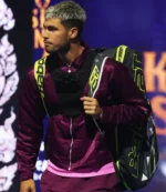 Six Kings Slam 2025 Carlos Alcaraz Purple Jacket For Unisex