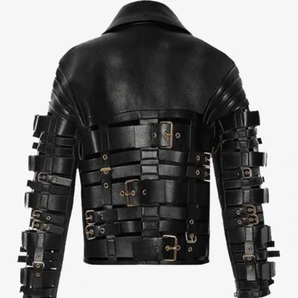 Straps and Buckles Zendaya Coleman Motorcycle Leather Jacket