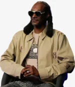 The Voice S28 Snoop Dogg Death Row Records Beige Jacket For Unisex