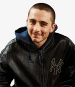 Timothée Chalamet New York Yankees Black Leather Varsity Jacket Unisex