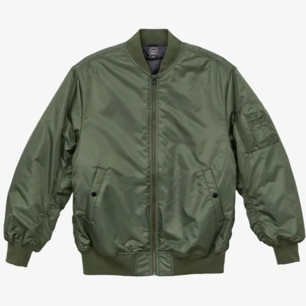 United Athle Ma1 Olive Bomber Jacket For Unisex
