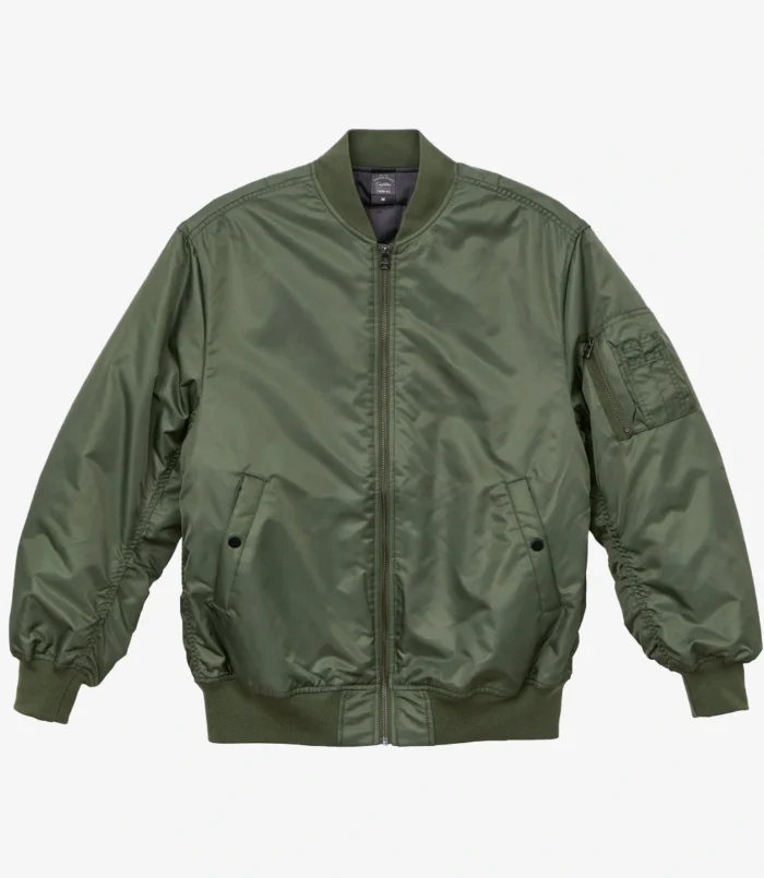United Athle Ma1 Olive Bomber Jacket For Unisex