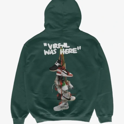 Unisex Virgil Was Here Fleece Pullover Hoodie