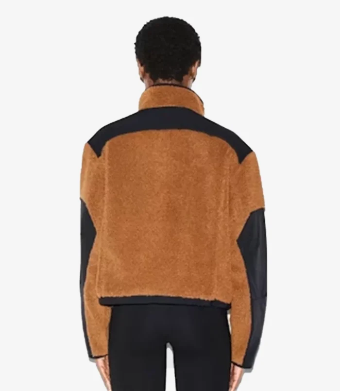 Skims Teddy Boxy Zip Up Jacket Women