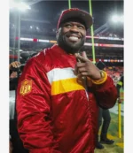 Unisex 50 Cent Washington Commanders Red Satin Jacket