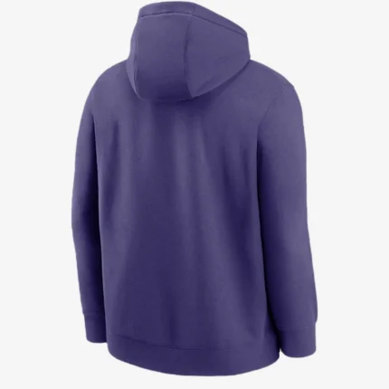 Baltimore Ravens Nike Purple Busted Play Club Fleece Pullover Hoodie