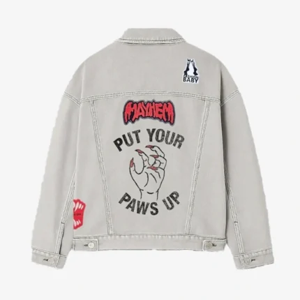 Fan Gifted Lady Gaga Mayhem Ball Tour 2025 Put Your Paws Up All Patches Jacket
