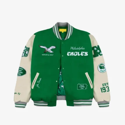 Golf Wang Philadelphia Eagles Letterman Jacket For Unisex