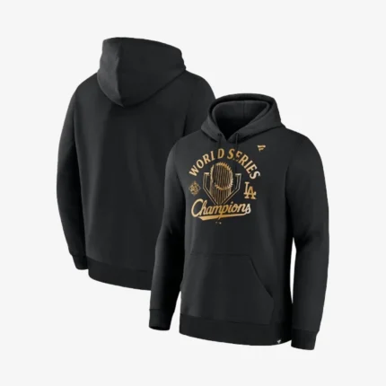 Unisex Los Angeles Dodgers Fanatics Black 2025 World Series Champions Locker Room Parade Hoodie