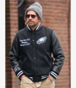 Unisex NYC 2025 Bradley Cooper Black Eagles Varsity Jacket