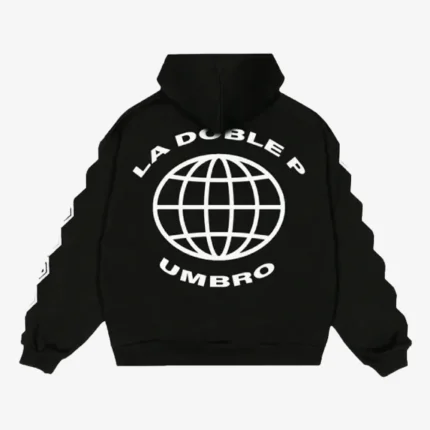 Peso Pluma x Umbro Black Pullover Hoodie