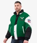 Philadelphia Eagles Tape Full-Zip Hooded Jacket For Unisex