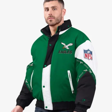 Philadelphia Eagles Tape Full-Zip Hooded Jacket For Unisex