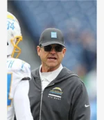 Los Angeles Chargers Jim Harbaugh 2025 Nike Sideline Zip Up Hoodie For Unisex