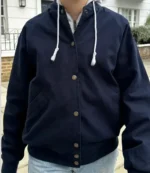 Brandy Melville Drew Blue Jacket For Womens