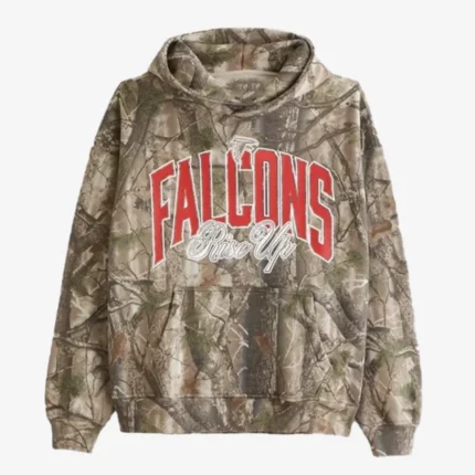 Abercrombie Atlanta Falcons Camo Hoodie For Unisex