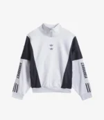 Unisex Adidas x Willy Chavarria 2025 Watsonville Mockneck Grey Sweatshirt