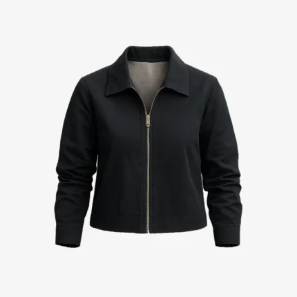 Arienne Mandi Chicago PD S13 Eva Imani Cropped Black Jacket